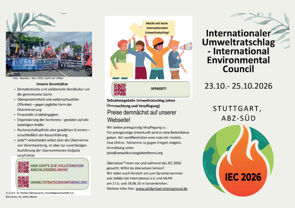Vorderseite des Flyers für den IEC 2026 im png-Format